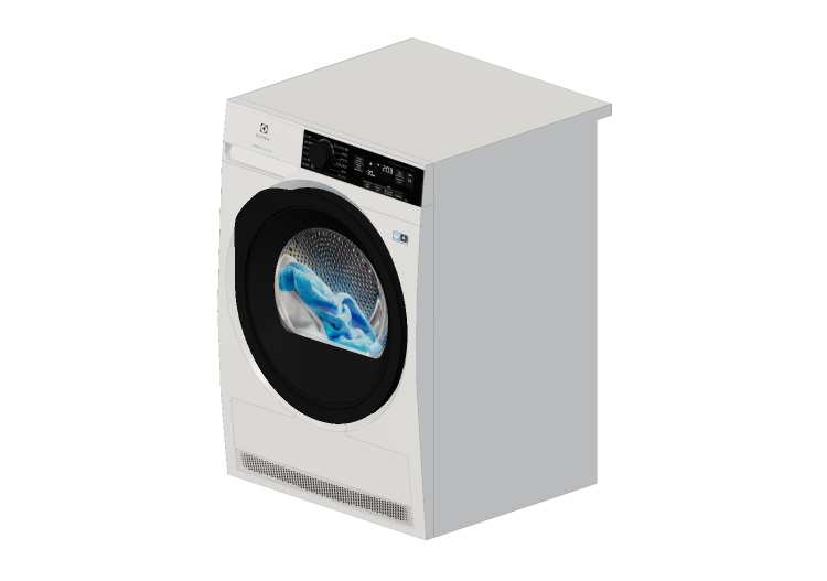 3D Electrical Appliances - Tumble Dryer - Electrolux - BF... 3D Electrical Appliances - Tumble Dryer - Electrolux - BF...
