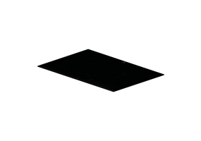 Electroménagers 3D - Table de cuisson à induction - Electrolux - Full Hob 80