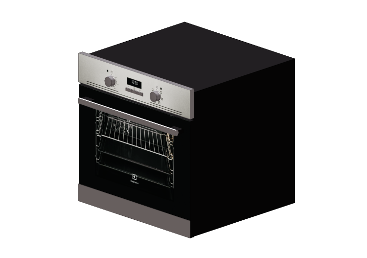 3D Haushaltgeräte - Elektrobackofen - Electrolux -... 3D Haushaltgeräte - Elektrobackofen - Electrolux -...