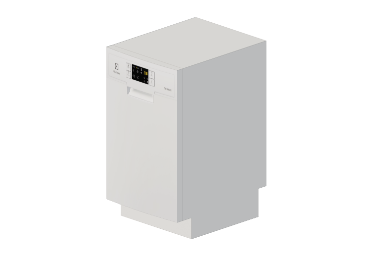 3D Electrical Appliances - Dishwasher - Electrolux - FSBU... 3D Electrical Appliances - Dishwasher - Electrolux - FSBU...
