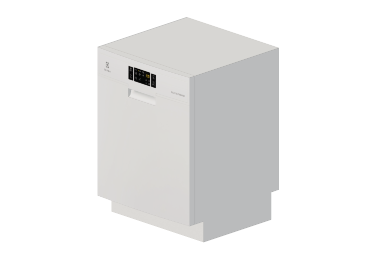 Eletrodomésticos 3D - Lava-louça - Electrolux - FSBU 60 -... Eletrodomésticos 3D - Lava-louça - Electrolux - FSBU 60 -...