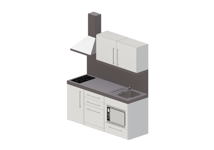 Cucine 3D - Cucina completa di elettrodomestici - Elfin... Cucine 3D - Cucina completa di elettrodomestici - Elfin...