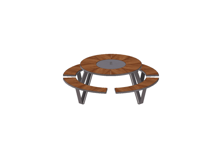 Tables 3D - Table d'extérieur ronde – Extremis - Extremis Tables 3D - Table d'extérieur ronde – Extremis - Extremis