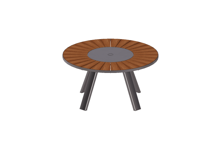 Tables 3D - Table d'extérieur ronde – Extremis - Extremis Tables 3D - Table d'extérieur ronde – Extremis - Extremis