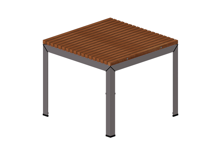 Tables 3D - Table d'extérieur carrée – Extremis - Extremis Tables 3D - Table d'extérieur carrée – Extremis - Extremis