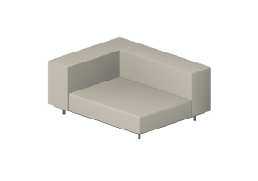 3D St&uuml;hle und Sofas - Sofa rechte Seite - Extremis