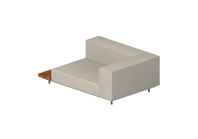 Cadeira 3D - Sofá com mesa lado direito - Extremis -... Cadeira 3D - Sofá com mesa lado direito - Extremis -...