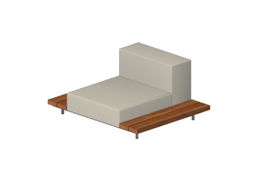 Sillas y Poltronas 3D - Sof&aacute; con mesa - Extremis