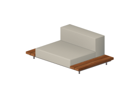 Sillas y Poltronas 3D - Sof&aacute; con mesa - Extremis