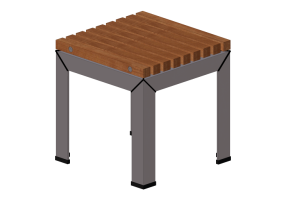 Bancos 3D - Banco de jardim – Extremis