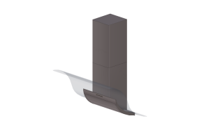 Electrodom&eacute;sticos 3D - Campana de extracci&oacute;n de pared de acero &ndash; Falmec - Adara