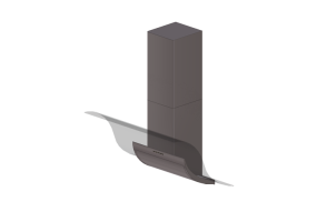Electrom&eacute;nagers 3D - Hotte murale en verre noir &ndash; Falmec - Adara