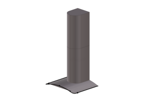 Eletrodomésticos 3D - Coifa de parede de aço inoxidável – Falmec - Astra