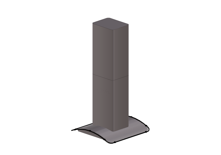 Electroménagers 3D - Hotte ilot en acier inox – Falmec -... Electroménagers 3D - Hotte ilot en acier inox – Falmec -...