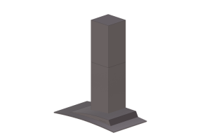 Eletrodom&eacute;sticos 3D - Coifa de parede de a&ccedil;o inoxid&aacute;vel &ndash; Falmec - Atlas