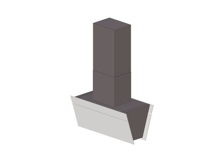 3D Haushaltgeräte - Insel-Dunstabzugshaube aus Edelstahl... 3D Haushaltgeräte - Insel-Dunstabzugshaube aus Edelstahl...