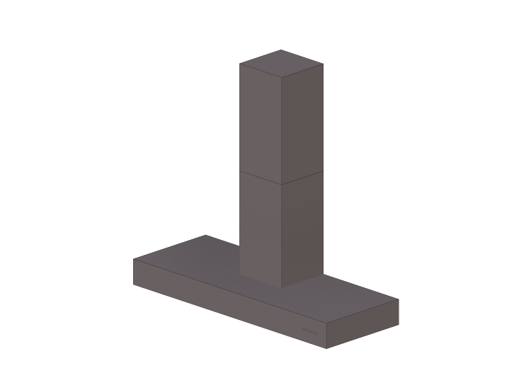 Electrodomésticos 3D - Campana de extracción de pared de... Electrodomésticos 3D - Campana de extracción de pared de...