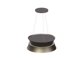 Elettrodomestici 3D - Cappa a isola in acciaio inox e vetro temperato grigio &ndash; Falmec - Dama