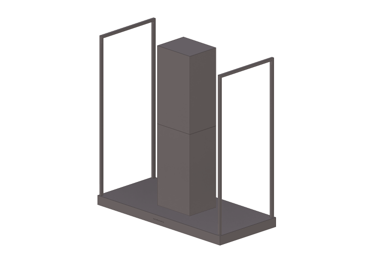 Electrodomésticos 3D - Campana de extracción de isla de... Electrodomésticos 3D - Campana de extracción de isla de...