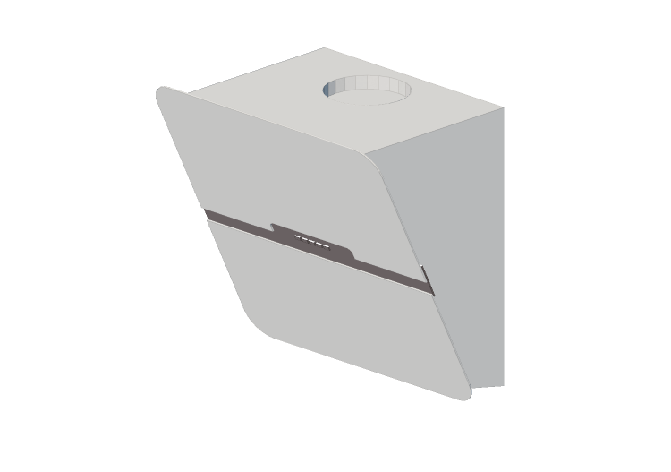 Elettrodomestici 3D - Cappa a parete in acciaio inox e... Elettrodomestici 3D - Cappa a parete in acciaio inox e...