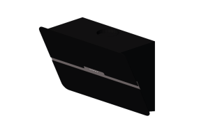 Elettrodomestici 3D - Cappa a parete in acciaio inox e vetro temperato nero &ndash; Falmec - Flipper