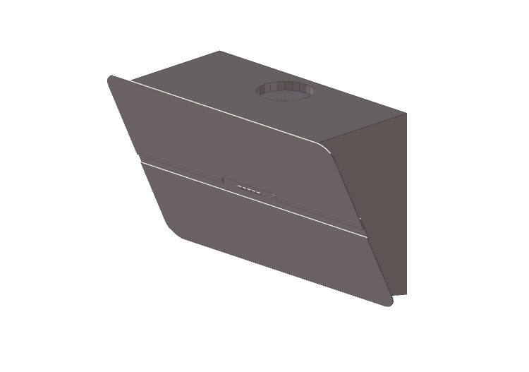 3D Haushaltgeräte - Wandmontierte Dunstabzugshaube aus... 3D Haushaltgeräte - Wandmontierte Dunstabzugshaube aus...