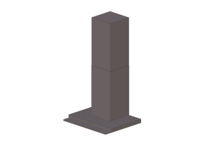 Eletrodom&eacute;sticos 3D - Coifa de parede de a&ccedil;o inoxid&aacute;vel &ndash; Falmec - Kristal