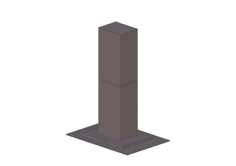 Electrodomésticos 3D - Campana de extracción de isla de... Electrodomésticos 3D - Campana de extracción de isla de...