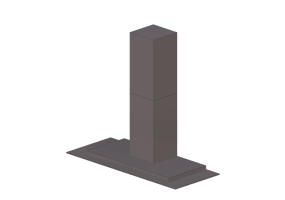 Eletrodom&eacute;sticos 3D - Coifa de parede de a&ccedil;o inoxid&aacute;vel &ndash; Falmec - Kristal