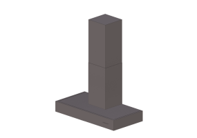 Electrom&eacute;nagers 3D - Hotte murale en acier &ndash; Falmec - line