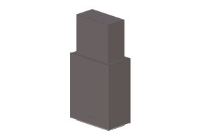 Eletrodom&eacute;sticos 3D - Coifa de parede de a&ccedil;o &ndash; Falmec - Menhir
