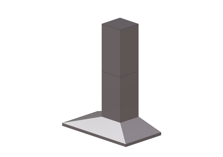 Electrodomésticos 3D - Campana de extracción de pared de... Electrodomésticos 3D - Campana de extracción de pared de...