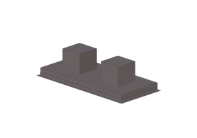 3D Haushaltger&auml;te - Insel-Dunstabzugshaube aus Edelstahl - Falmec - Nuvola