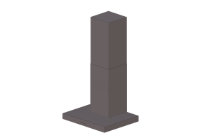 3D Haushaltgeräte - Wandmontierte Dunstabzugshaube aus Edelstahl - Falmec - Plane