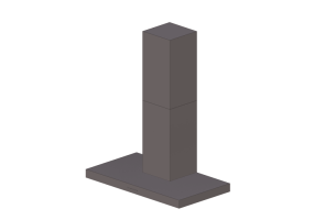 Electrodom&eacute;sticos 3D - Campana de extracci&oacute;n de pared de acero inox &ndash; Falmec - Plane