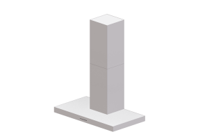 3D Haushaltgeräte - Wandmontierte Dunstabzugshaube aus Edelstahl - Falmec - Plane