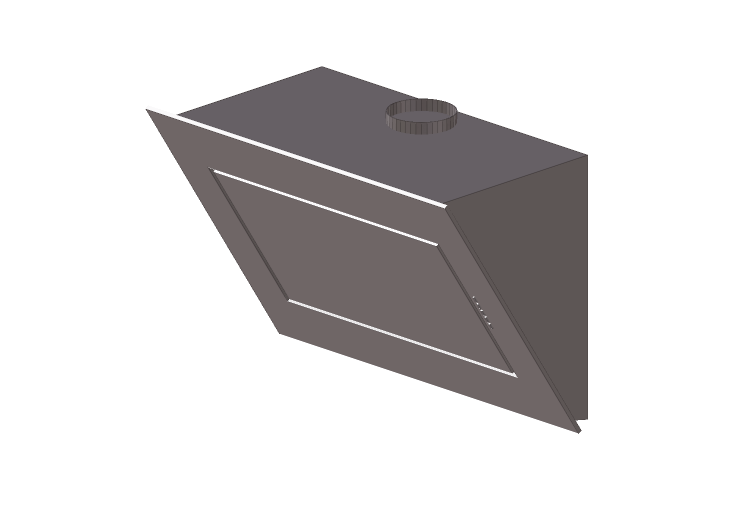 3D Electrical Appliances - Wall mounted stainless steel... 3D Electrical Appliances - Wall mounted stainless steel...