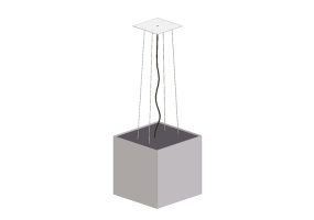 Elettrodomestici 3D - Cappa a isola in acciaio inox &ndash; Falmec - Rubik
