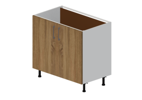 3D Bases - Mueble bajo fregadero de madera lacada - Finsa