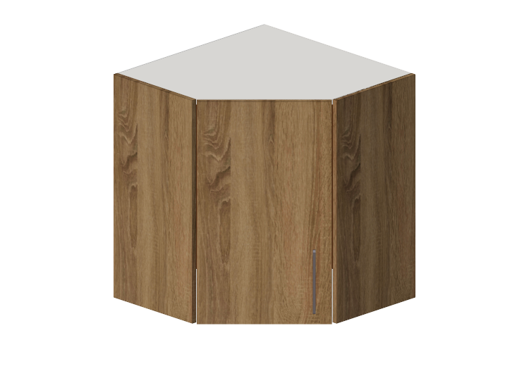 Armoires supérieures 3D - Meuble haut d'angle - Finsa -... Armoires supérieures 3D - Meuble haut d'angle - Finsa -...