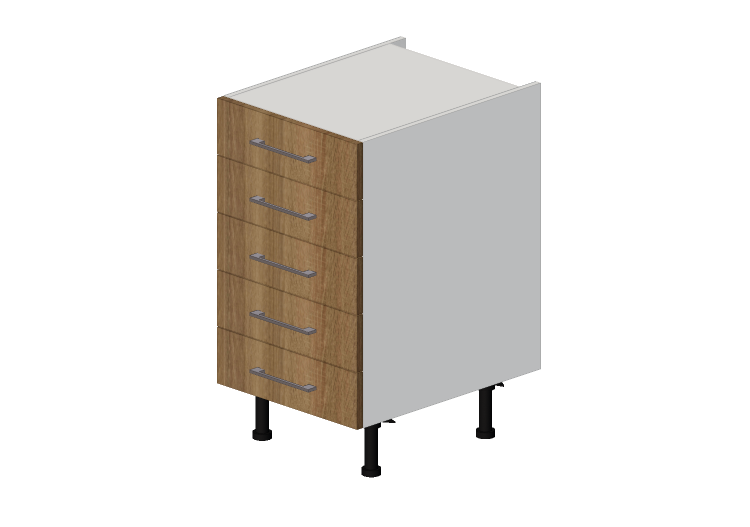 3D Möbel - Unterschrank lackiert mit Schubladen - Finsa -... 3D Möbel - Unterschrank lackiert mit Schubladen - Finsa -...