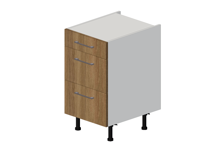 Móveis 3D - Cômoda de madeira envernizada - Finsa - Finsa Móveis 3D - Cômoda de madeira envernizada - Finsa - Finsa
