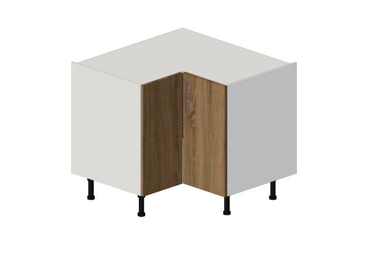 3D Möbel - Eckschrank aus lackiertem Holz - Finsa - Finsa 3D Möbel - Eckschrank aus lackiertem Holz - Finsa - Finsa