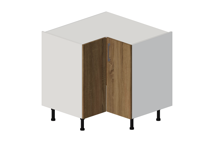 Meubles 3D - Meuble d'angle en bois laqué - Finsa - Finsa Meubles 3D - Meuble d'angle en bois laqué - Finsa - Finsa