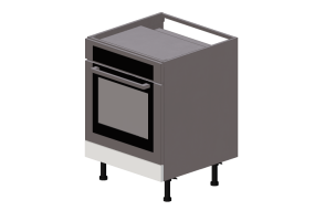 3D Electrical Appliances - Cabinet with electric oven - Finsa