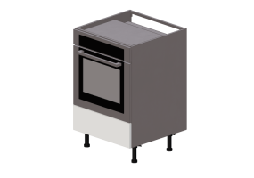 Eletrodom&eacute;sticos 3D - M&oacute;vel com forno el&eacute;trico - Finsa