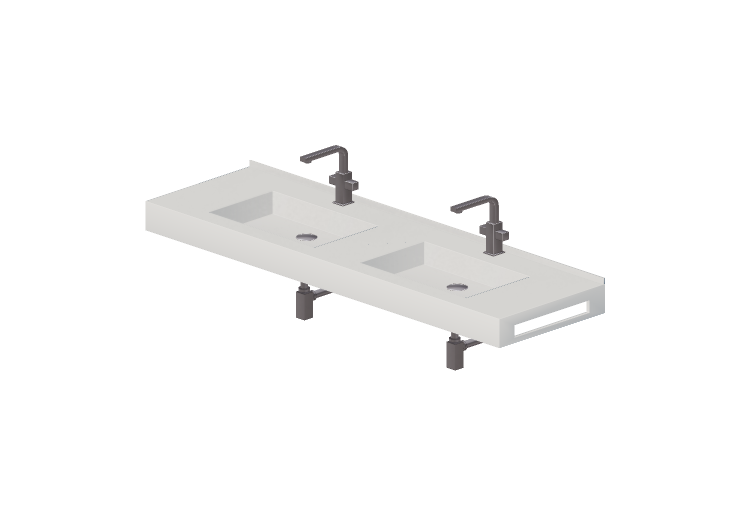 Lavabos 3D - Lavabo Baño 1610x480cm - Fiora - FPCI22 -... Lavabos 3D - Lavabo Baño 1610x480cm - Fiora - FPCI22 -...