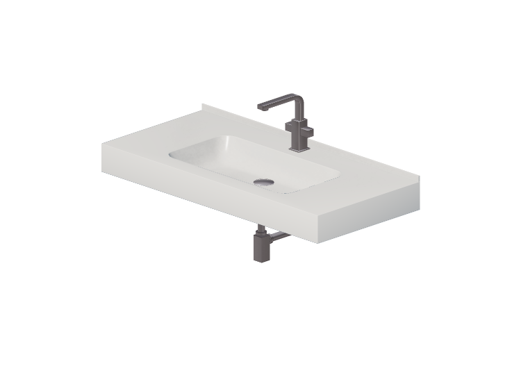 Lavabos 3D - Lavabo Salle de Bain 1010x480mm - Fiora -... Lavabos 3D - Lavabo Salle de Bain 1010x480mm - Fiora -...