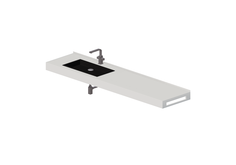 Lavabi 3D - Lavabo Bagno 2010x480mm - Fiora - FLCS2ASX -... Lavabi 3D - Lavabo Bagno 2010x480mm - Fiora - FLCS2ASX -...
