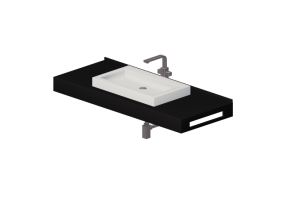 Lavabos 3D - Lavabo Ba&ntilde;o sobrepuesto 1210x480mm - Fiora - FPCI3D